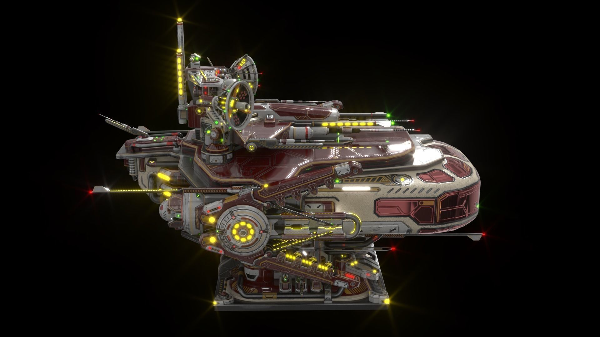 Imperial Large Command Module 3D model_13