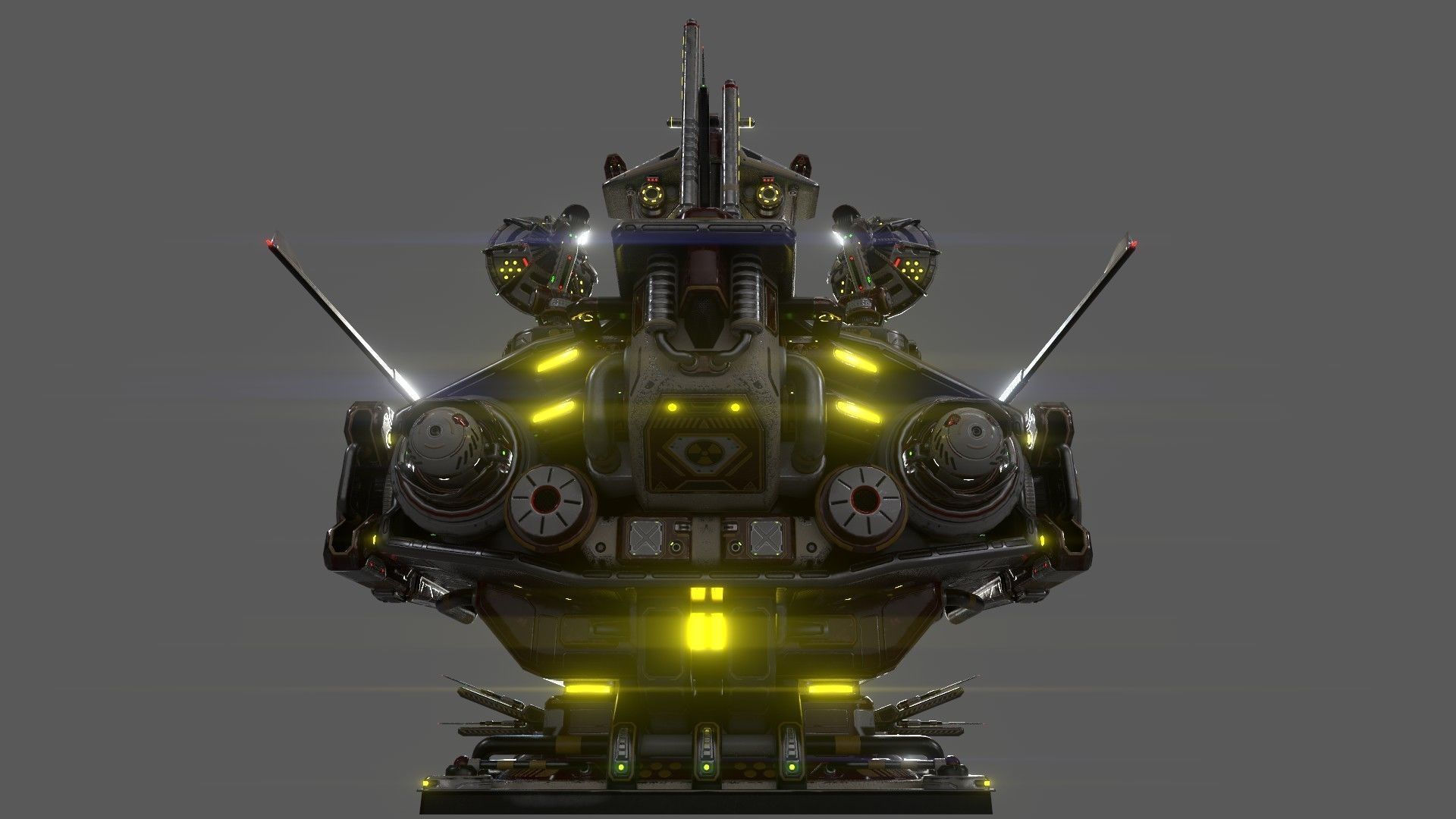 Imperial Large Command Module 3D model_9