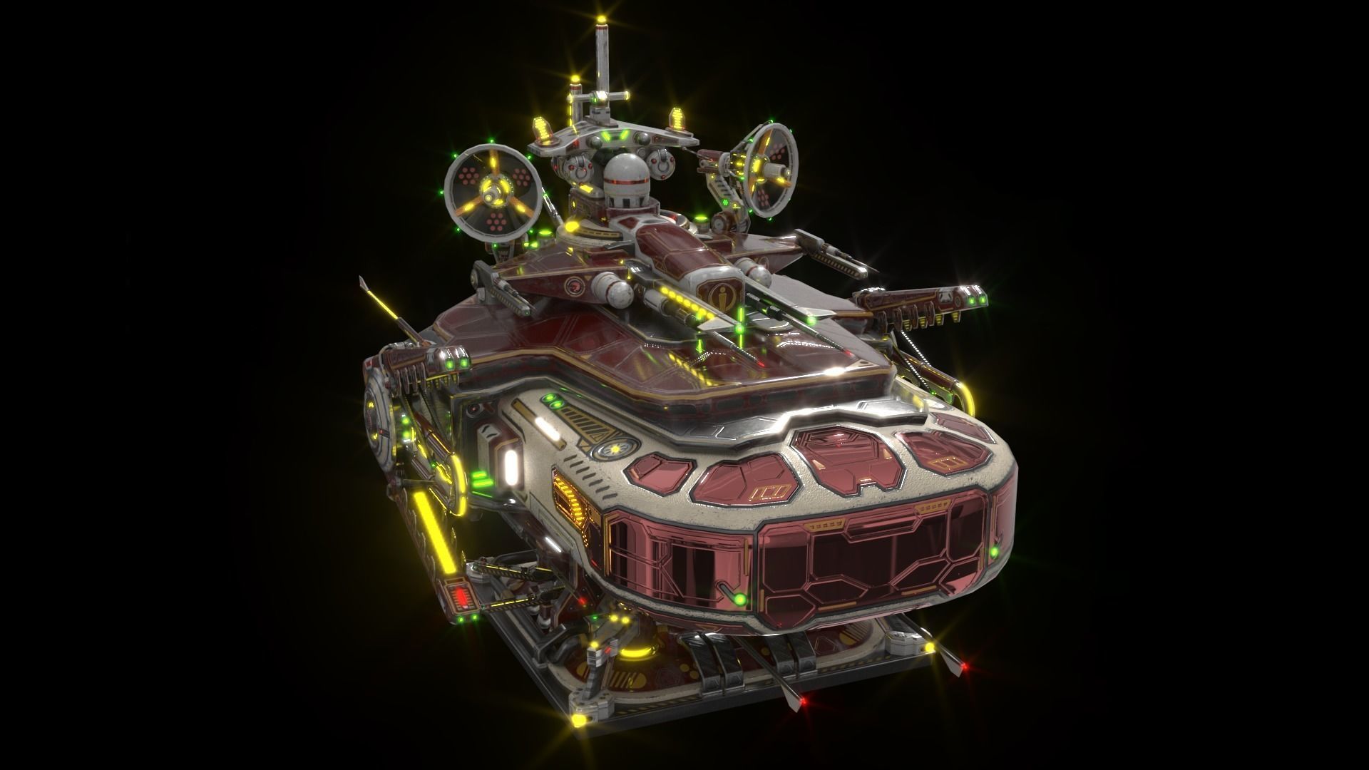 Imperial Large Command Module 3D model_26