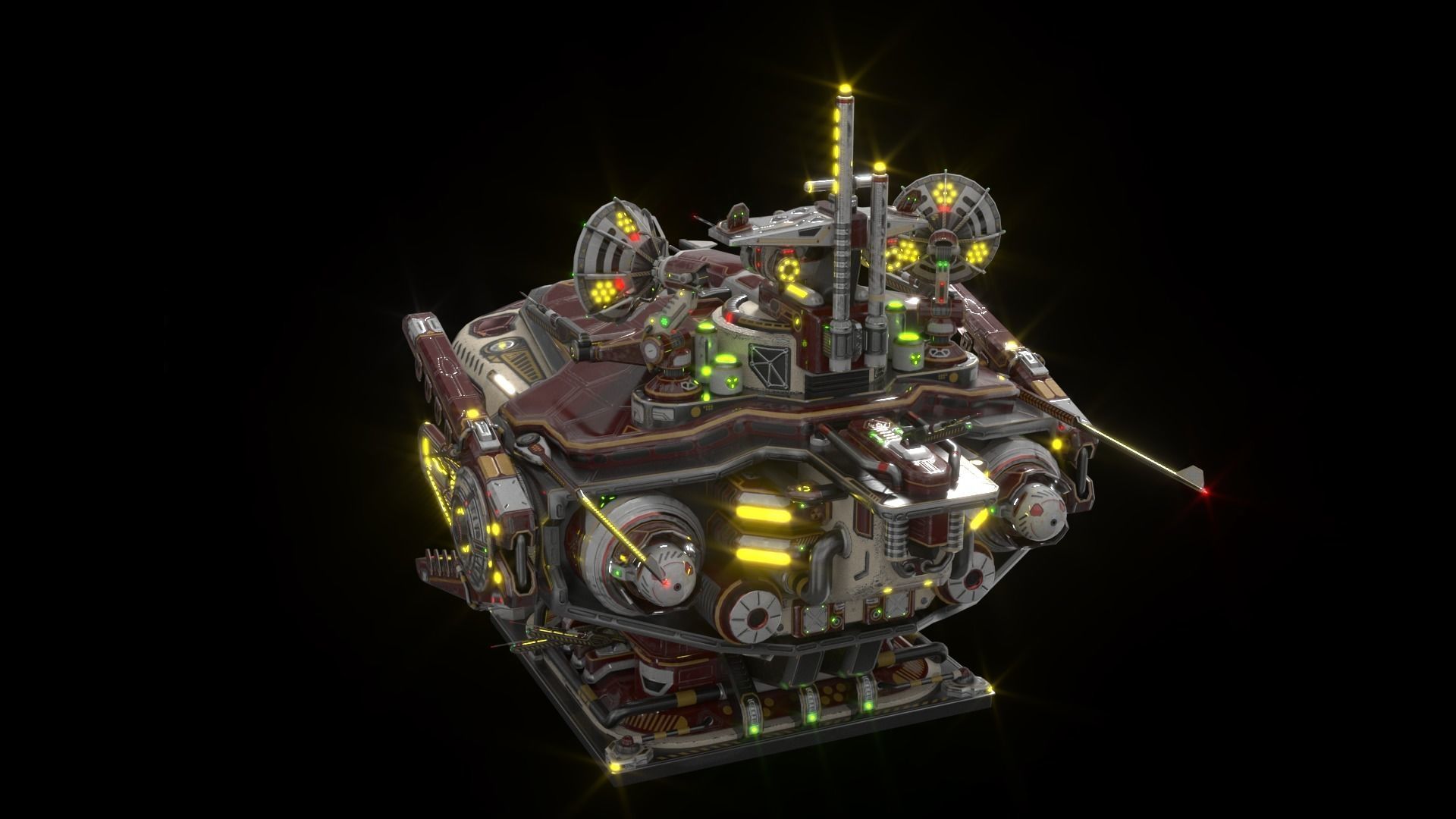 Imperial Large Command Module 3D model_18