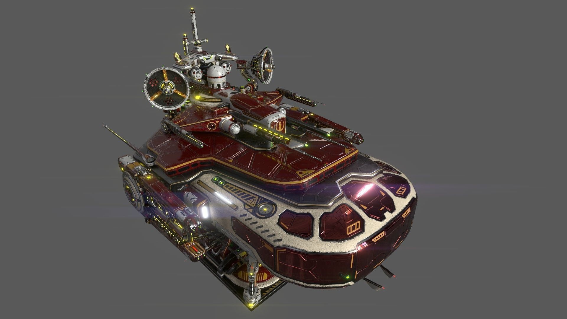 Imperial Large Command Module 3D model_6