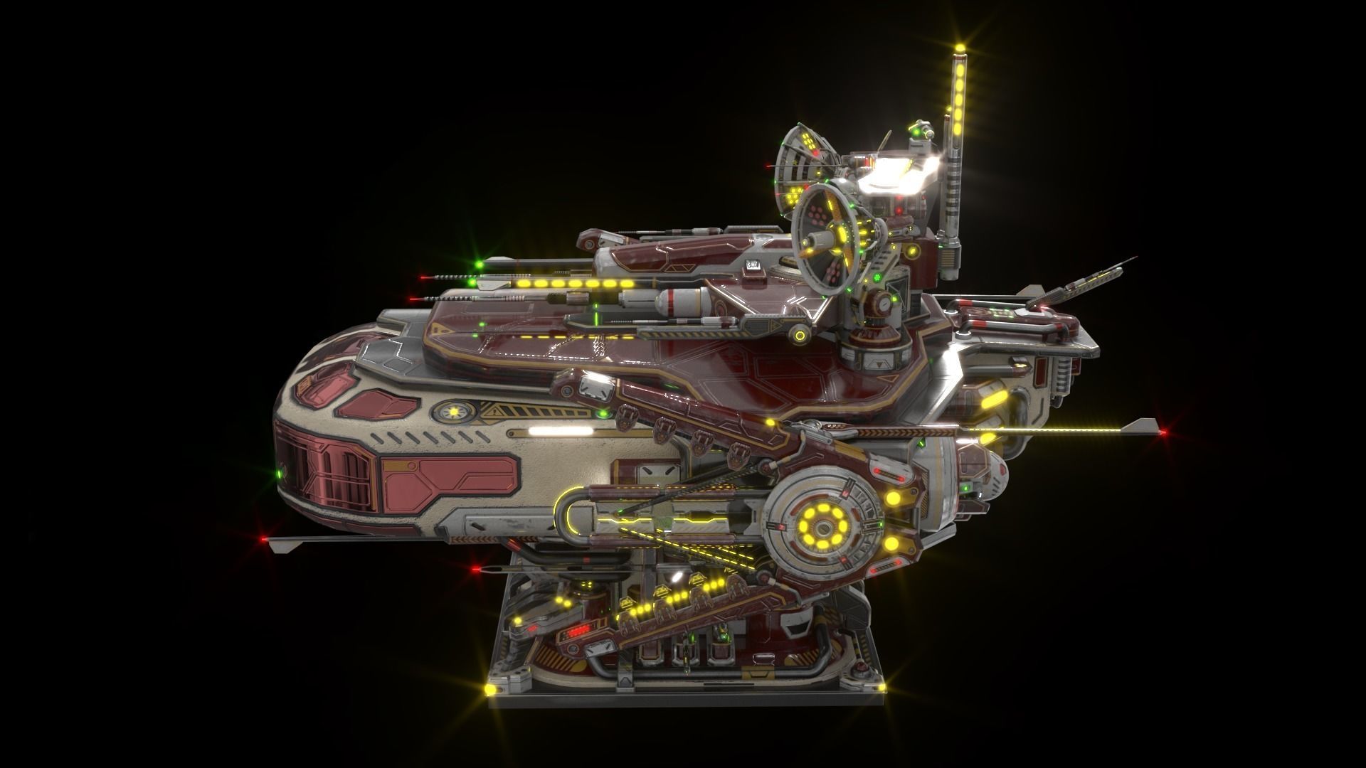 Imperial Large Command Module 3D model_21