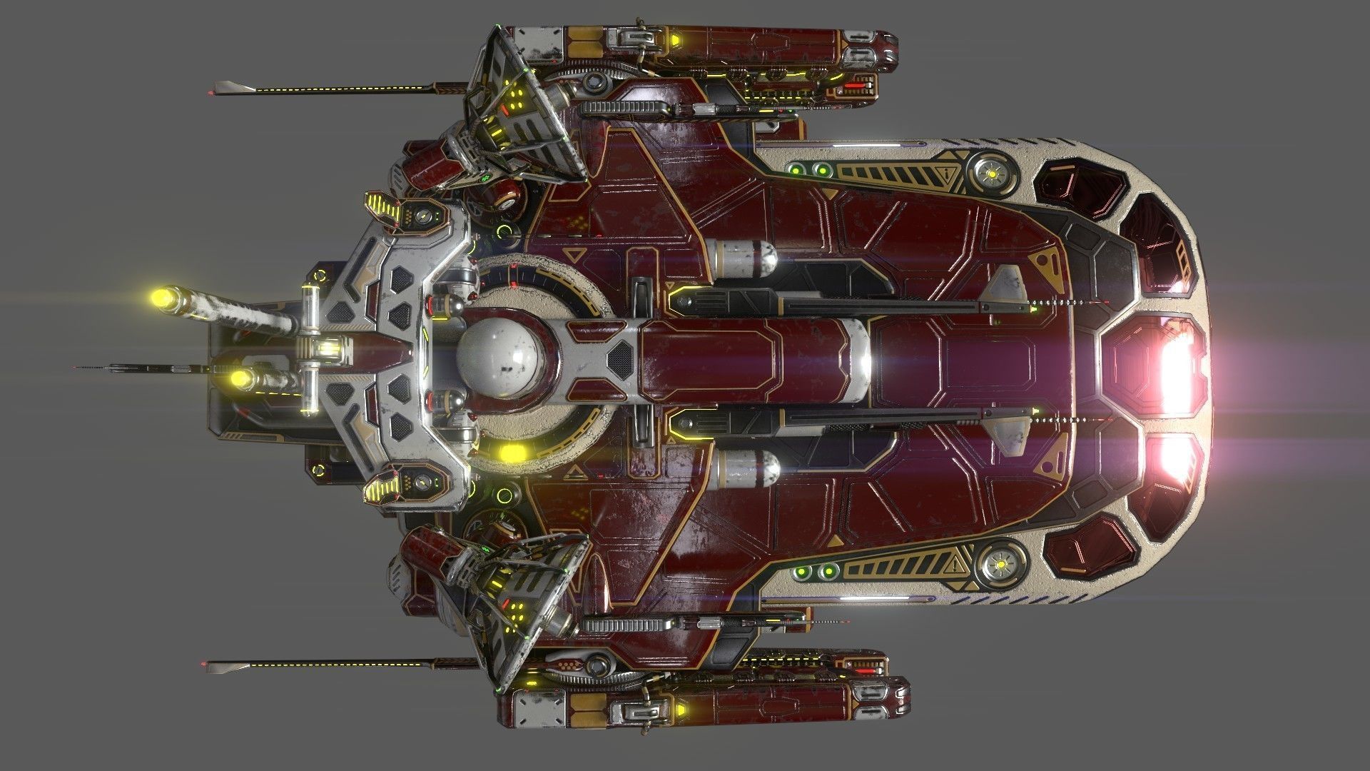 Imperial Large Command Module 3D model_7