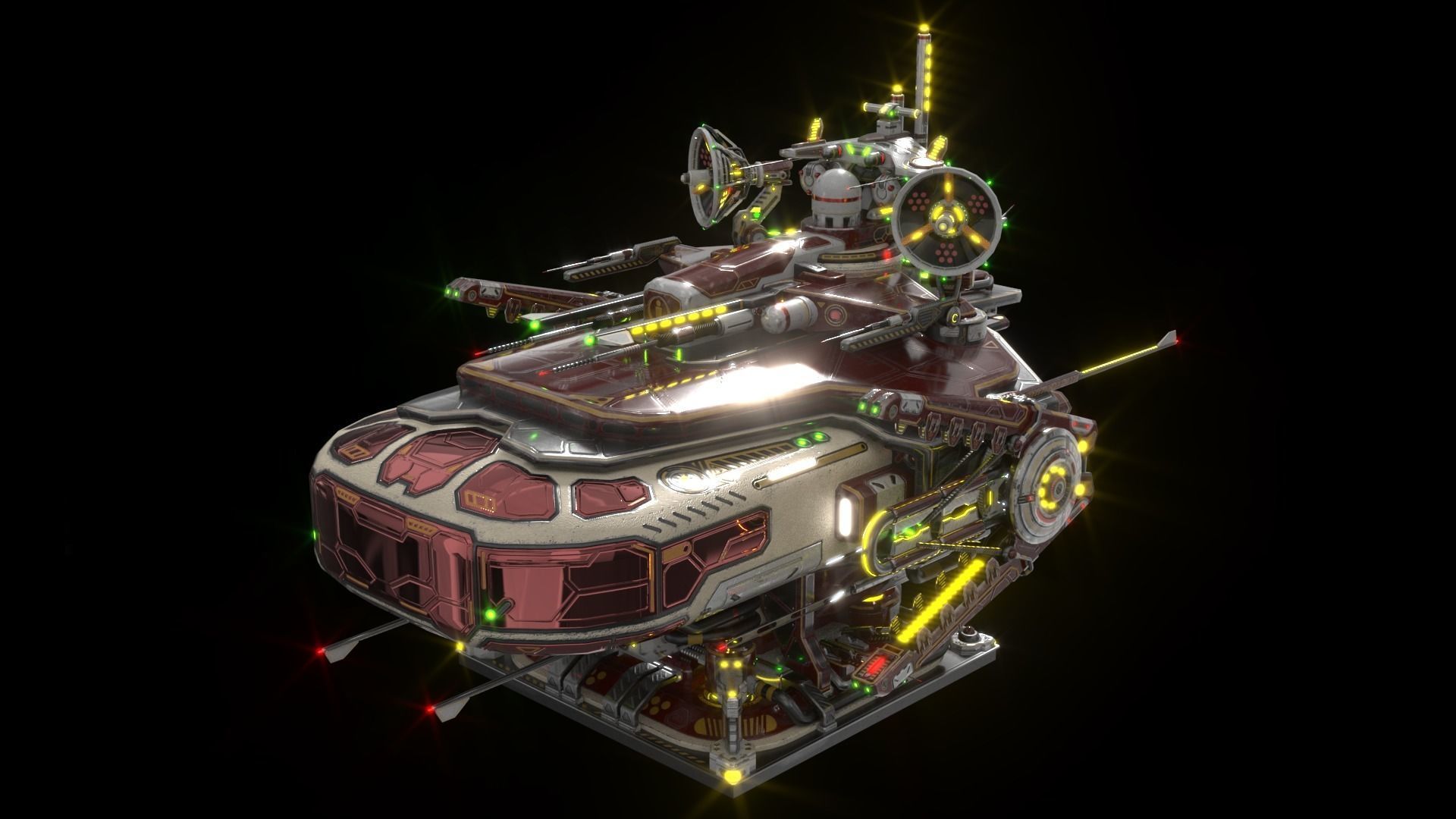 Imperial Large Command Module 3D model_23