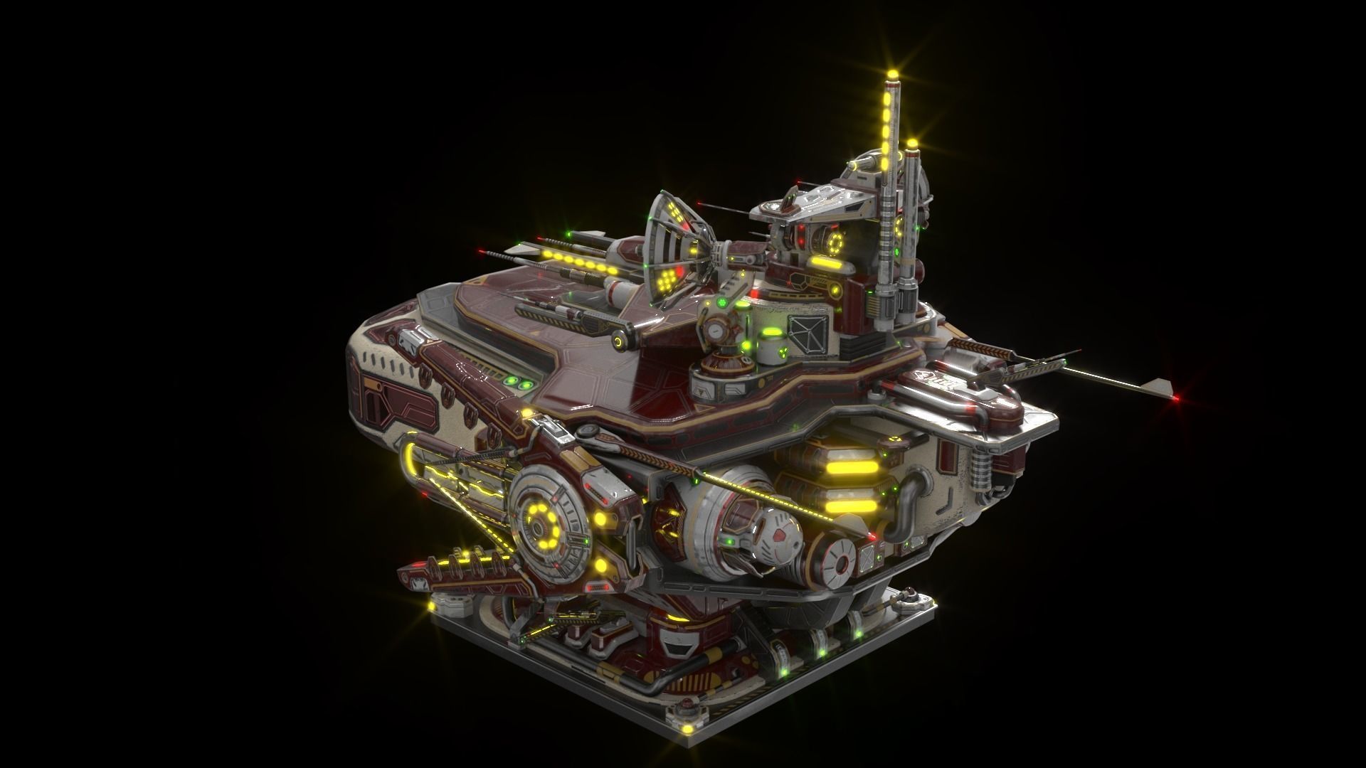 Imperial Large Command Module 3D model_19