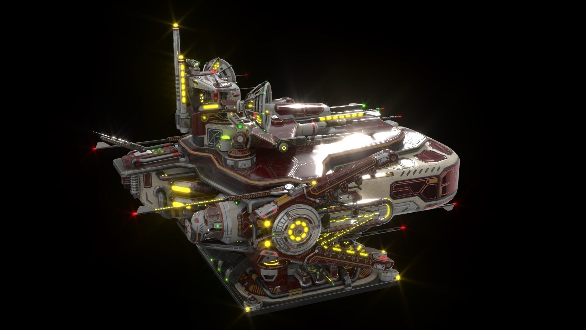 Imperial Large Command Module 3D model_14