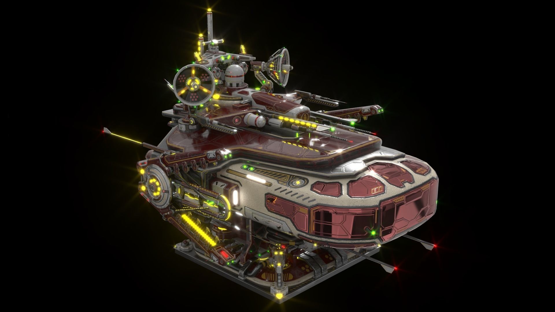 Imperial Large Command Module 3D model_11