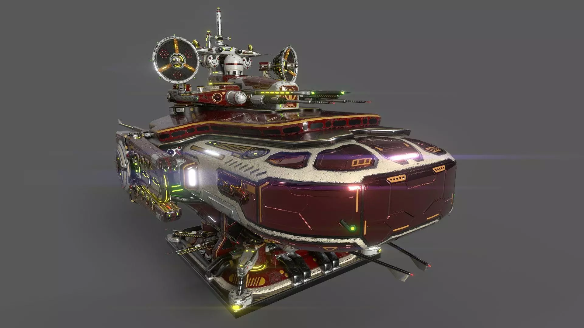 Imperial Large Command Module 3D model_0