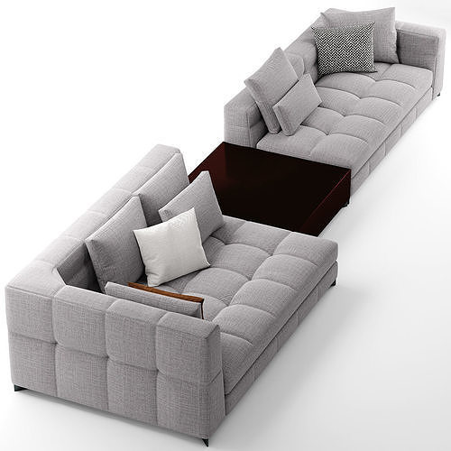 minotti blazer 3D model 2