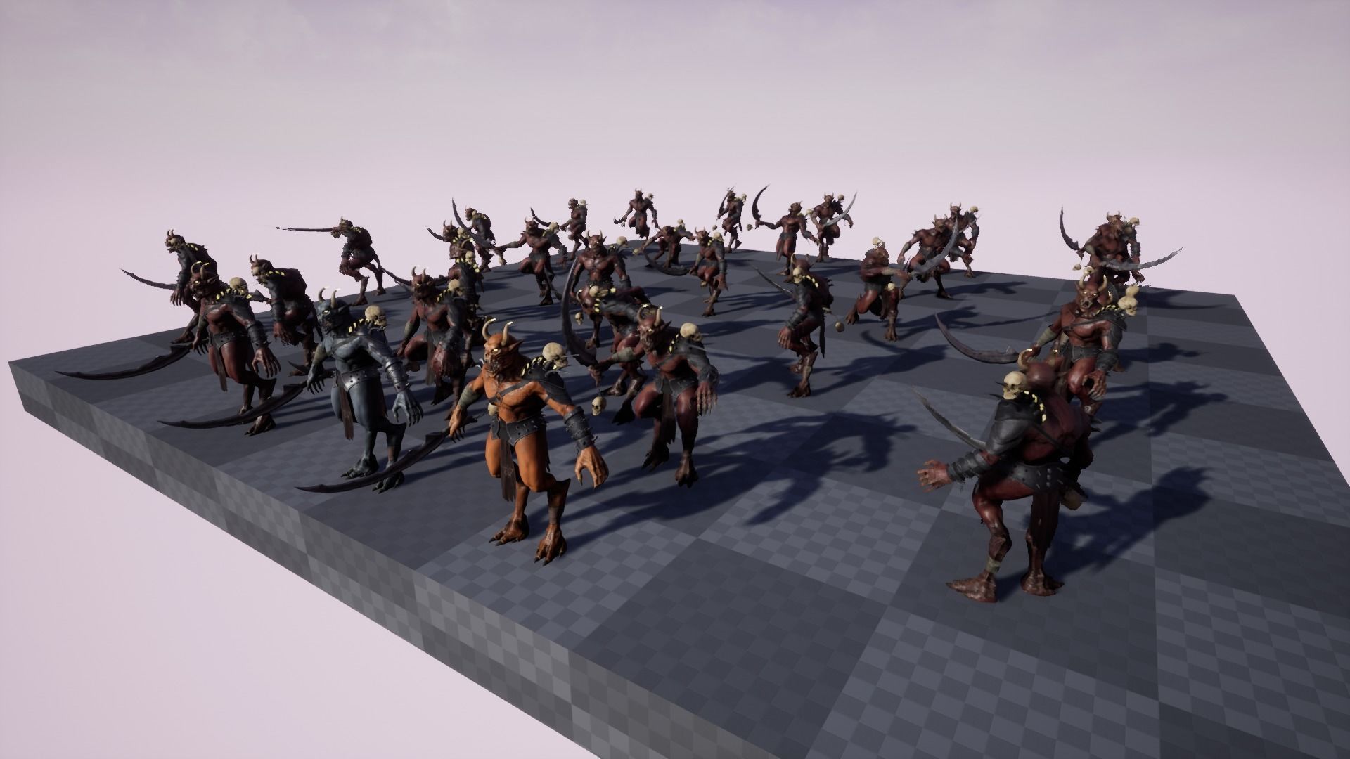 Demon 2 holding sword Low-poly 3D model_26