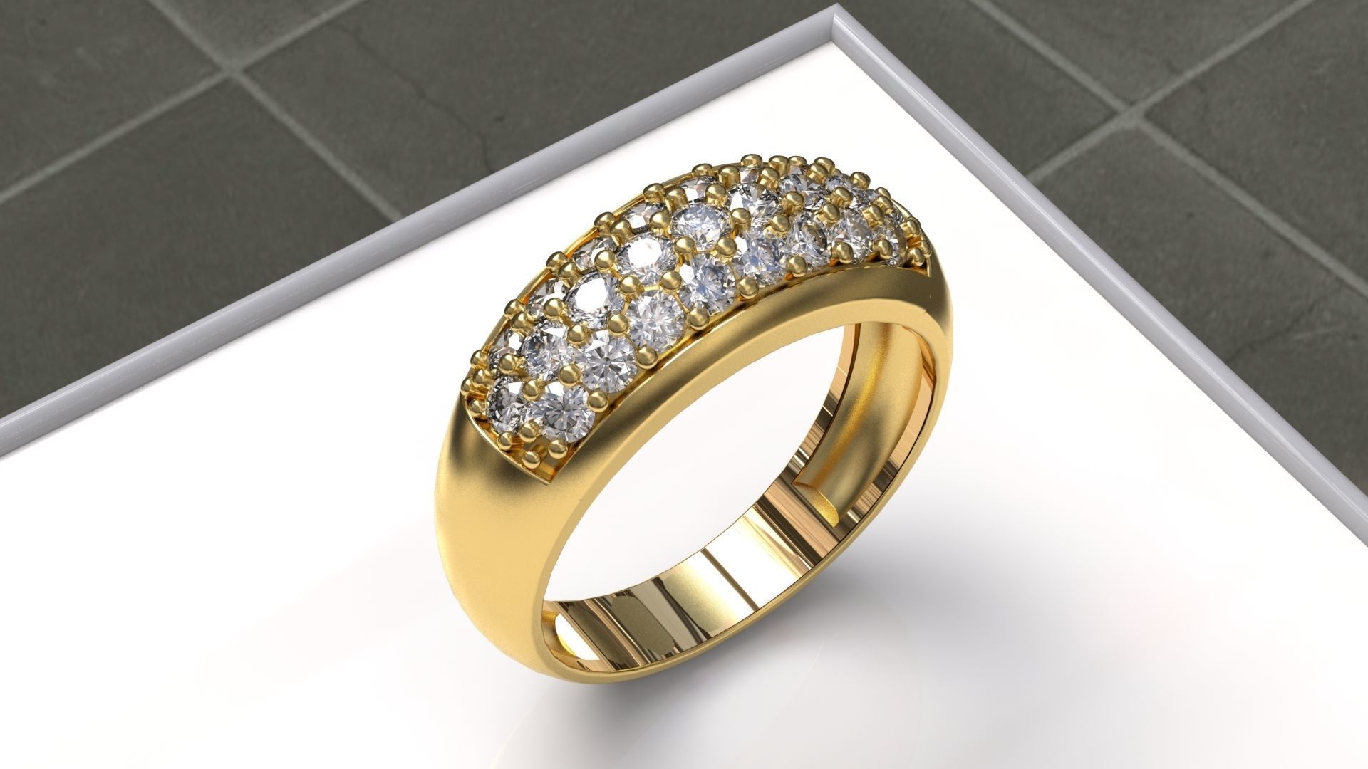 BOMBE RING 3D print model_3