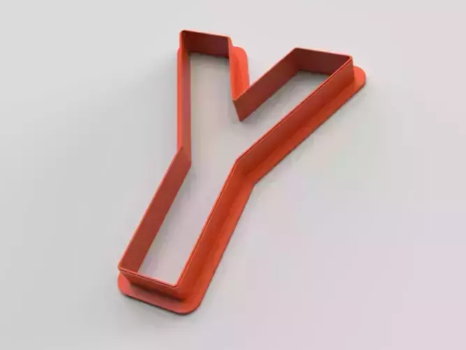 Cookie cutter - English alphabet - Letter Y