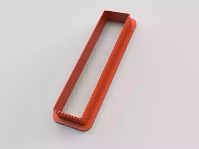 Cookie cutter - English alphabet - Letter I 3D print model