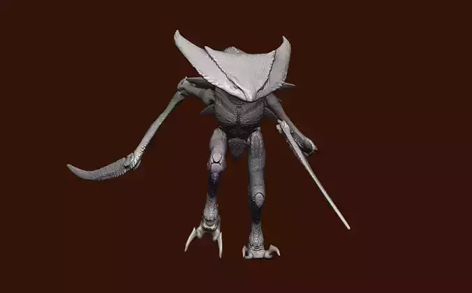 Pokemon Kabutops action realistic figure 3D model