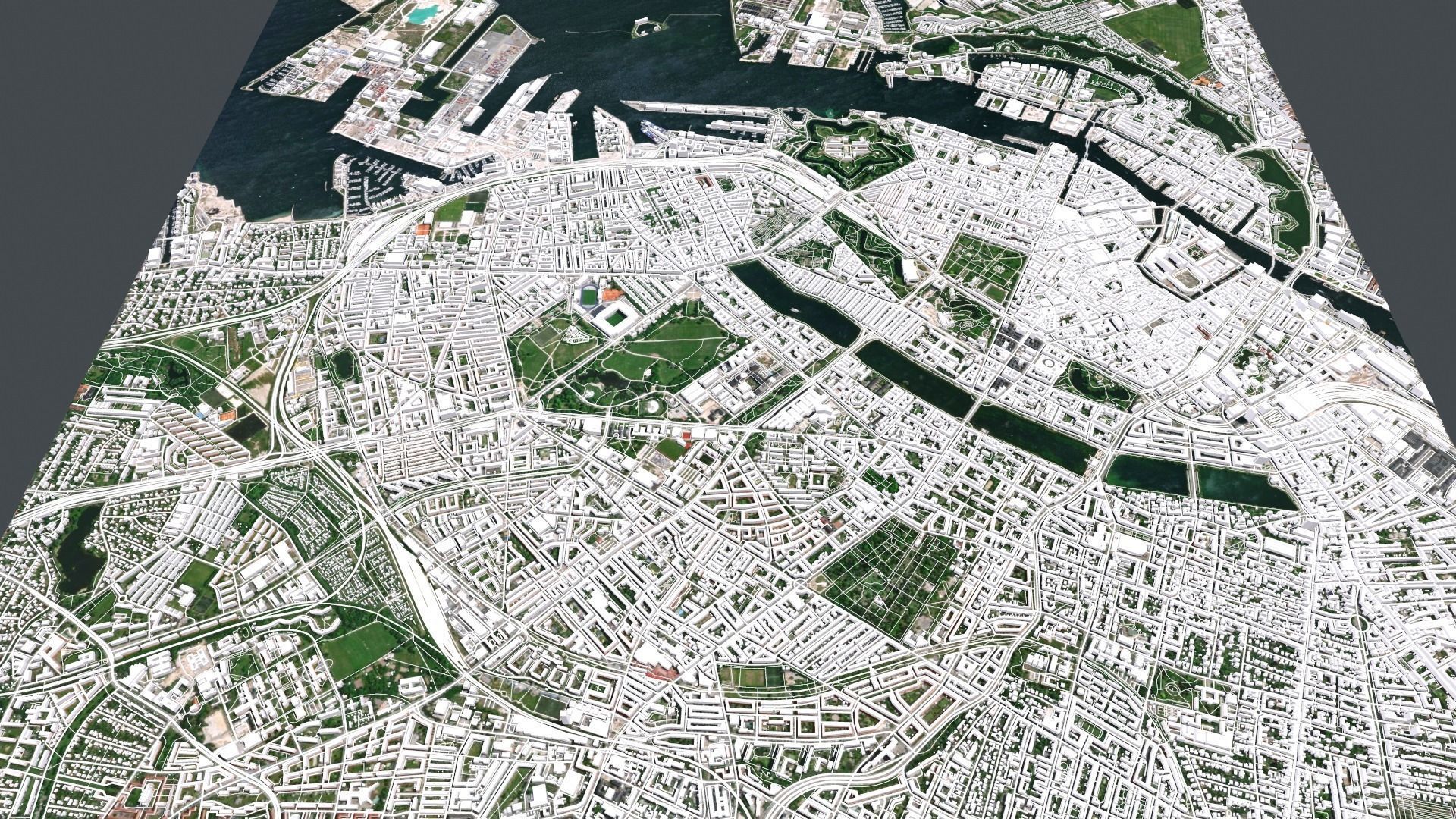 Cityscape Copenhagen  Denmark 3D model_9
