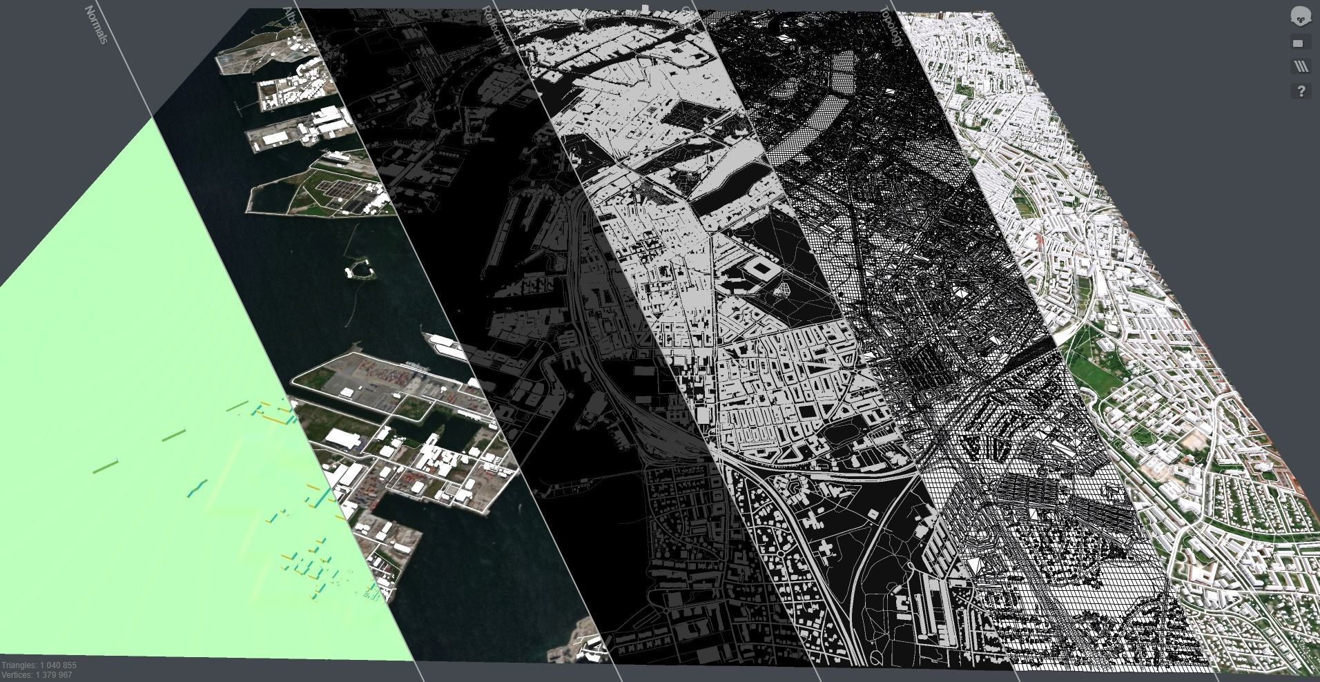 Cityscape Copenhagen  Denmark 3D model_16