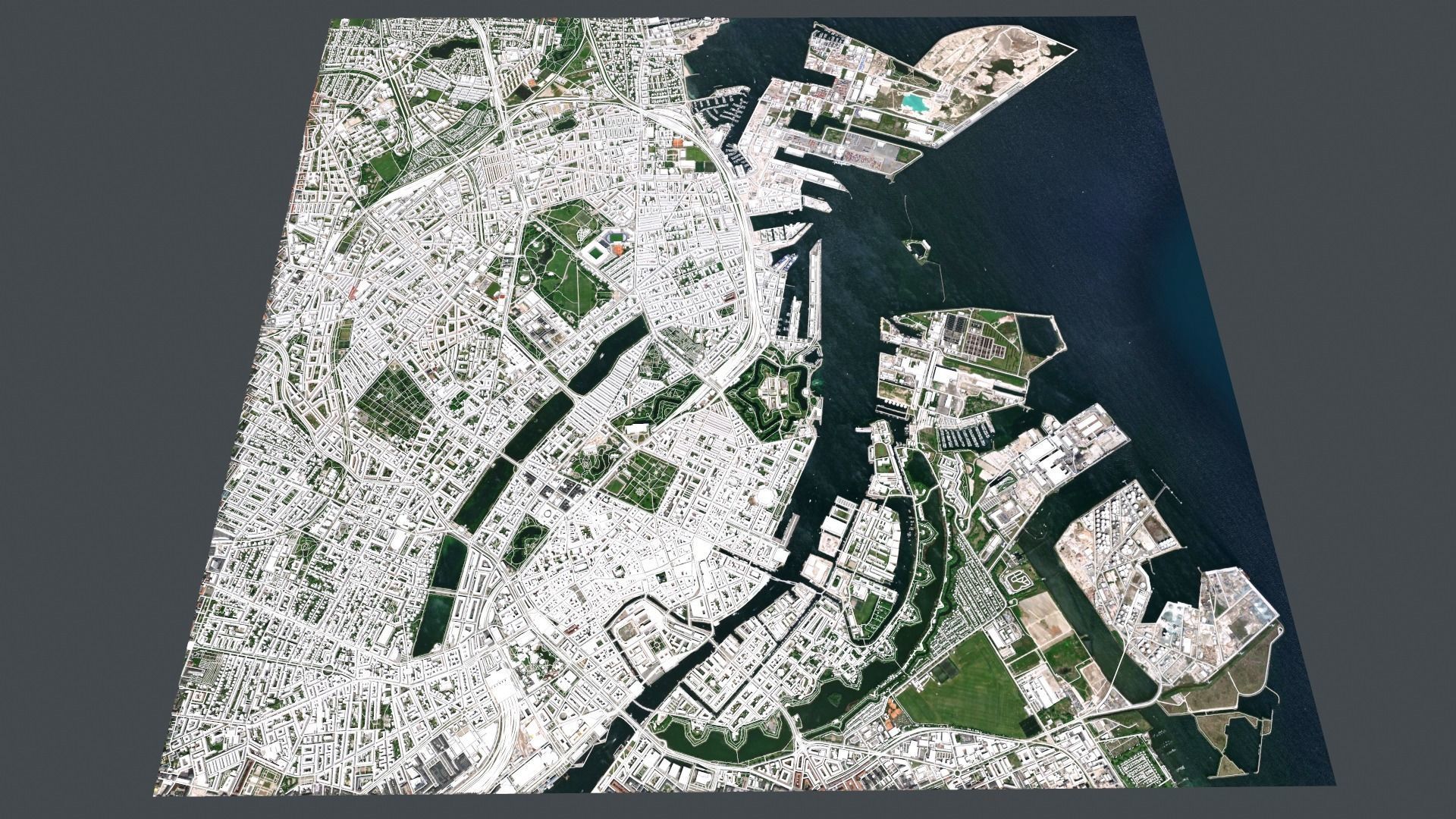 Cityscape Copenhagen  Denmark 3D model_8