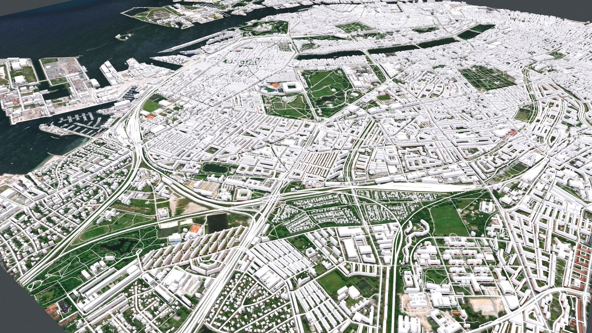 Cityscape Copenhagen  Denmark 3D model_11