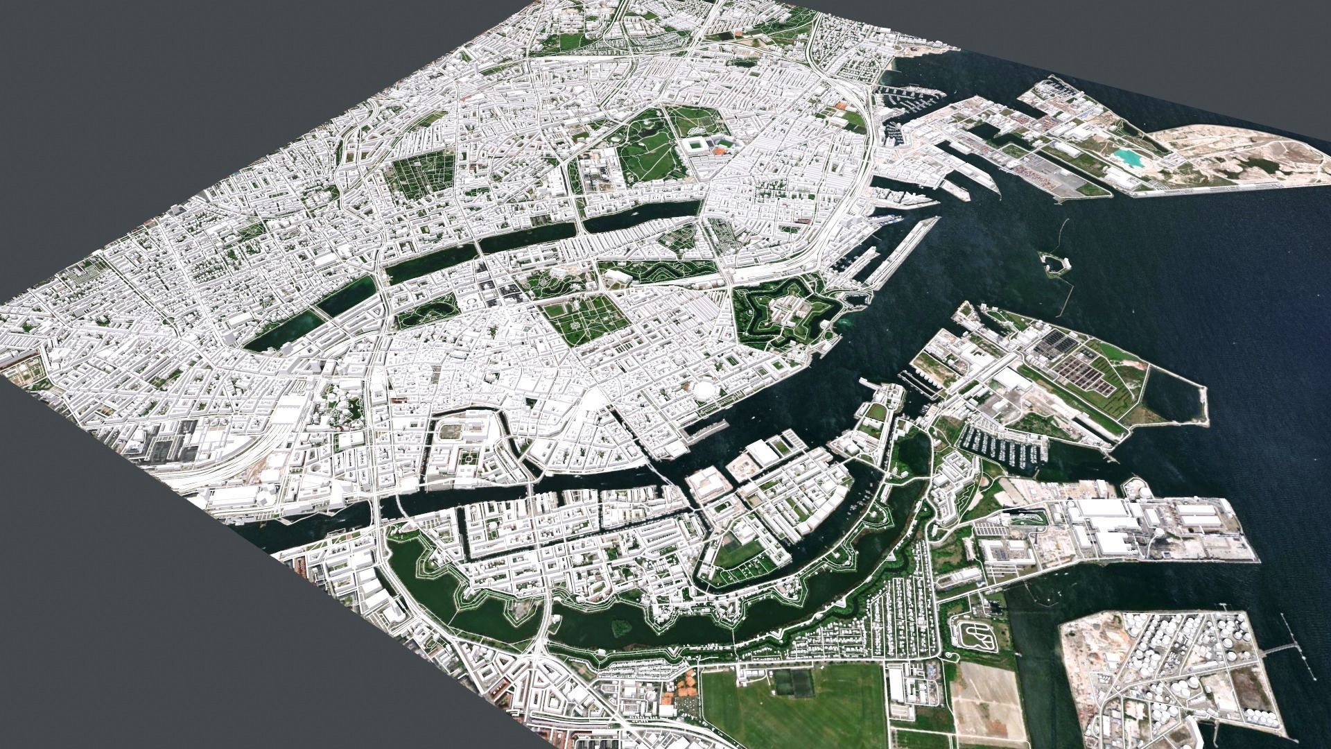 Cityscape Copenhagen  Denmark 3D model_4