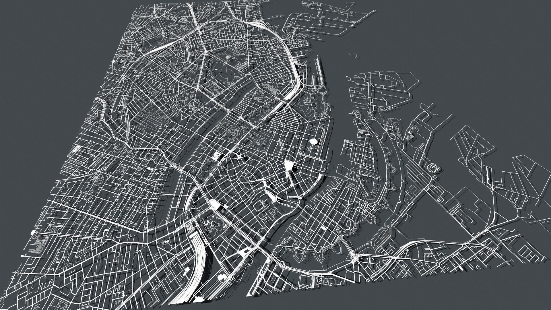 Cityscape Copenhagen  Denmark 3D model_5
