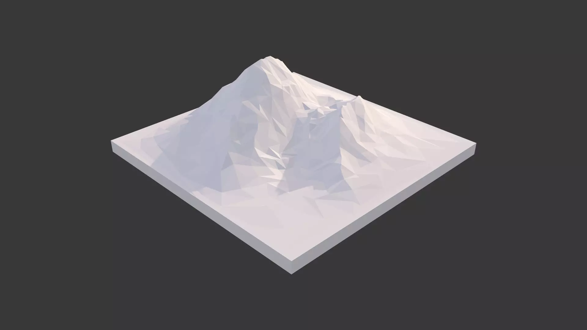 Pack Low Poly Landscape Low-poly 3D model