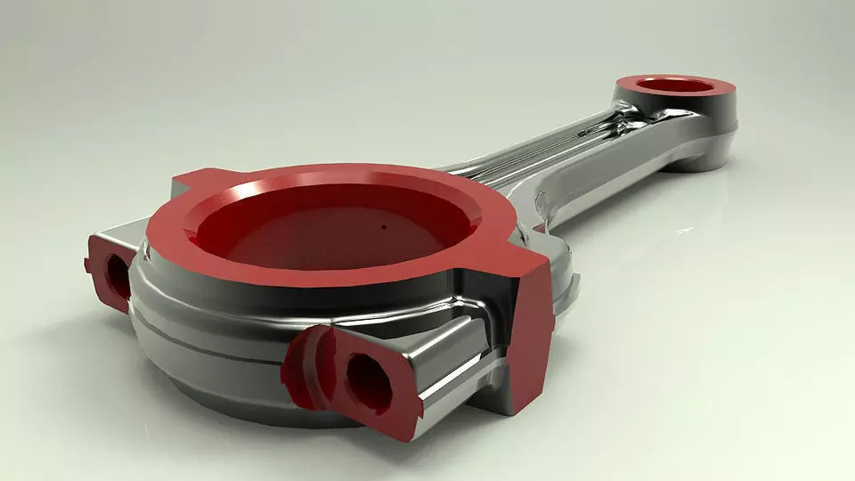 connecting rod Free 3D model