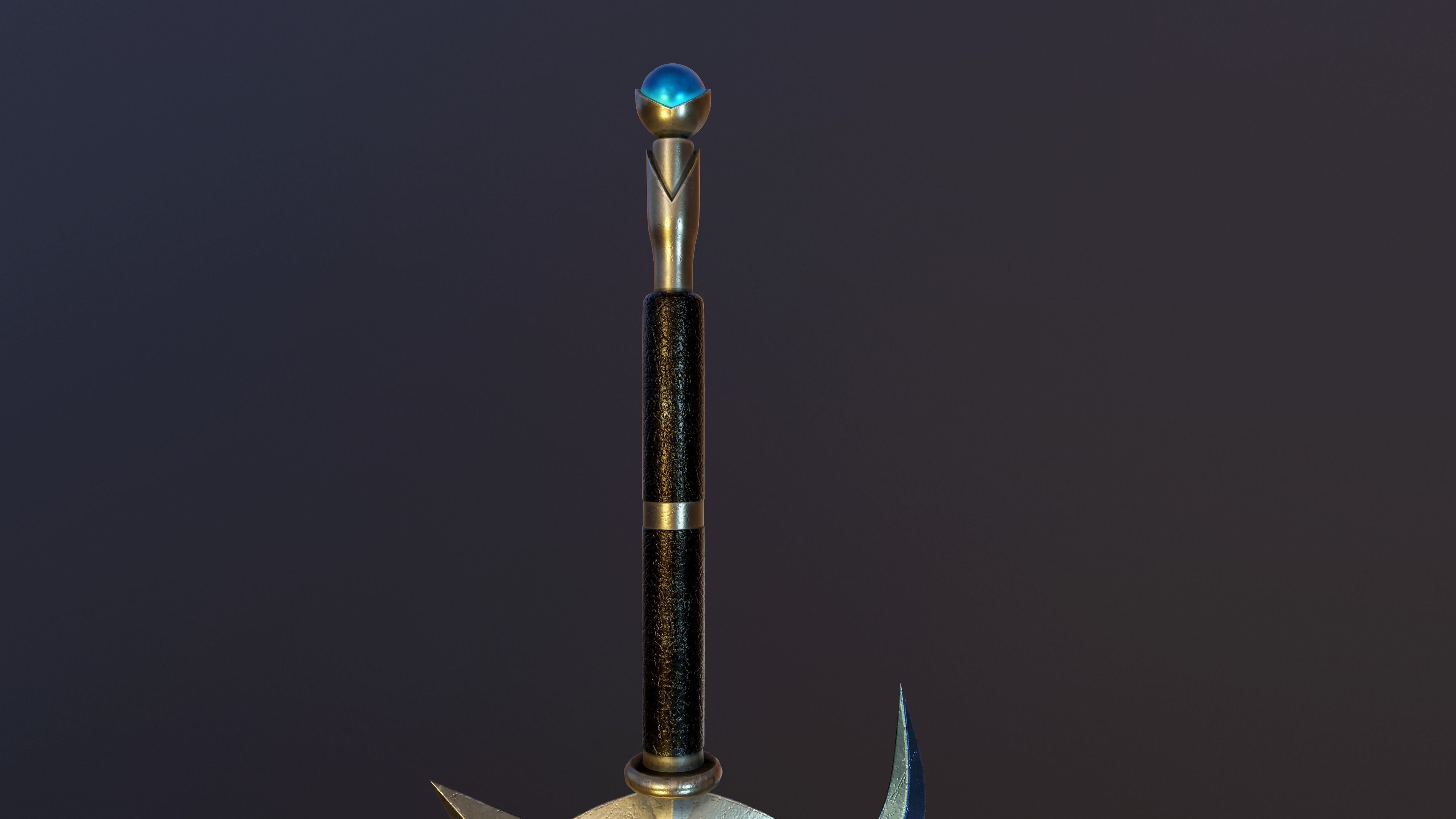 Twilight Sword Low-poly 3D model_6