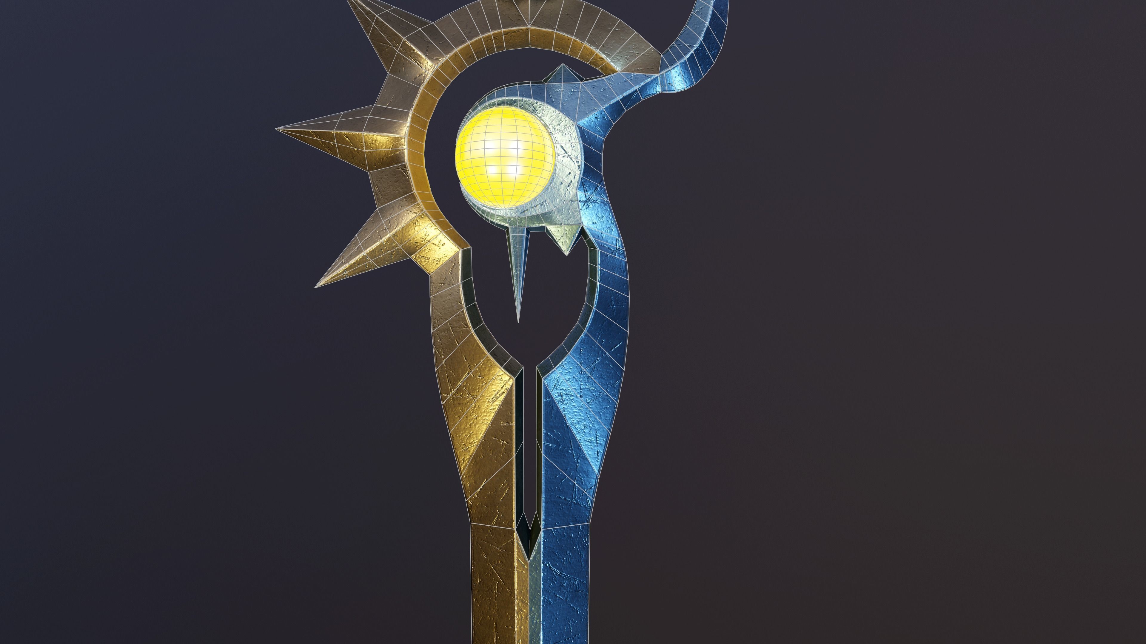 Twilight Sword Low-poly 3D model_15