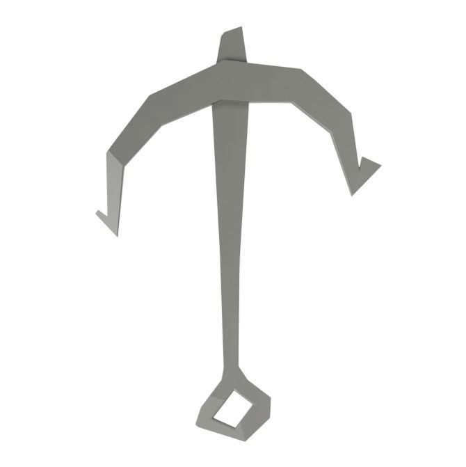 Oldschool Runescape - Life Size Barrelchest Anchor 3D print model_1