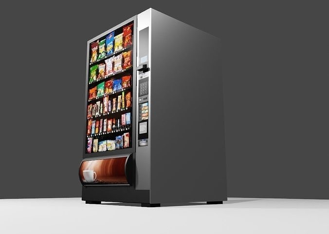 Candy Vending Machine - Maquina de Doces Low-poly 3D model 4