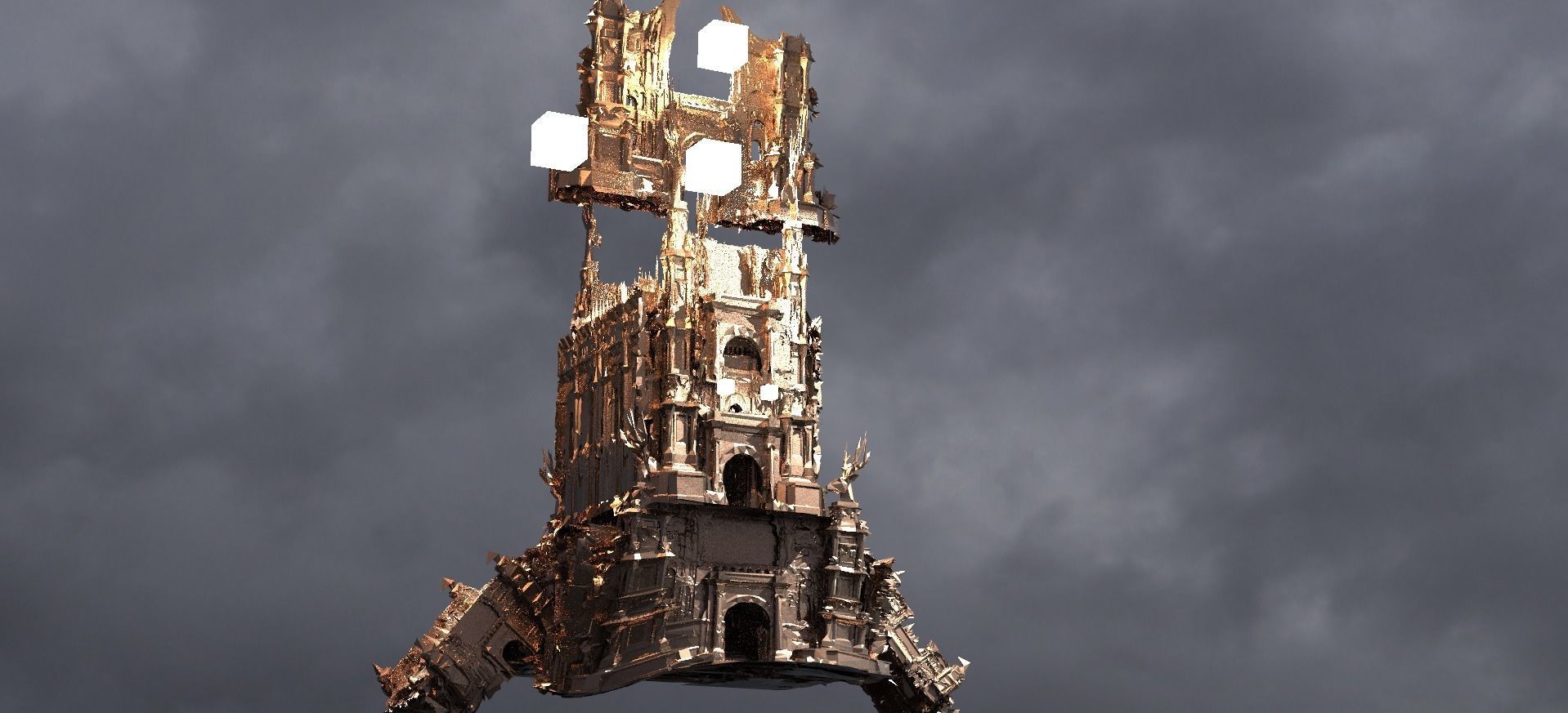 Devine Kingdom Helmet  3D model_1