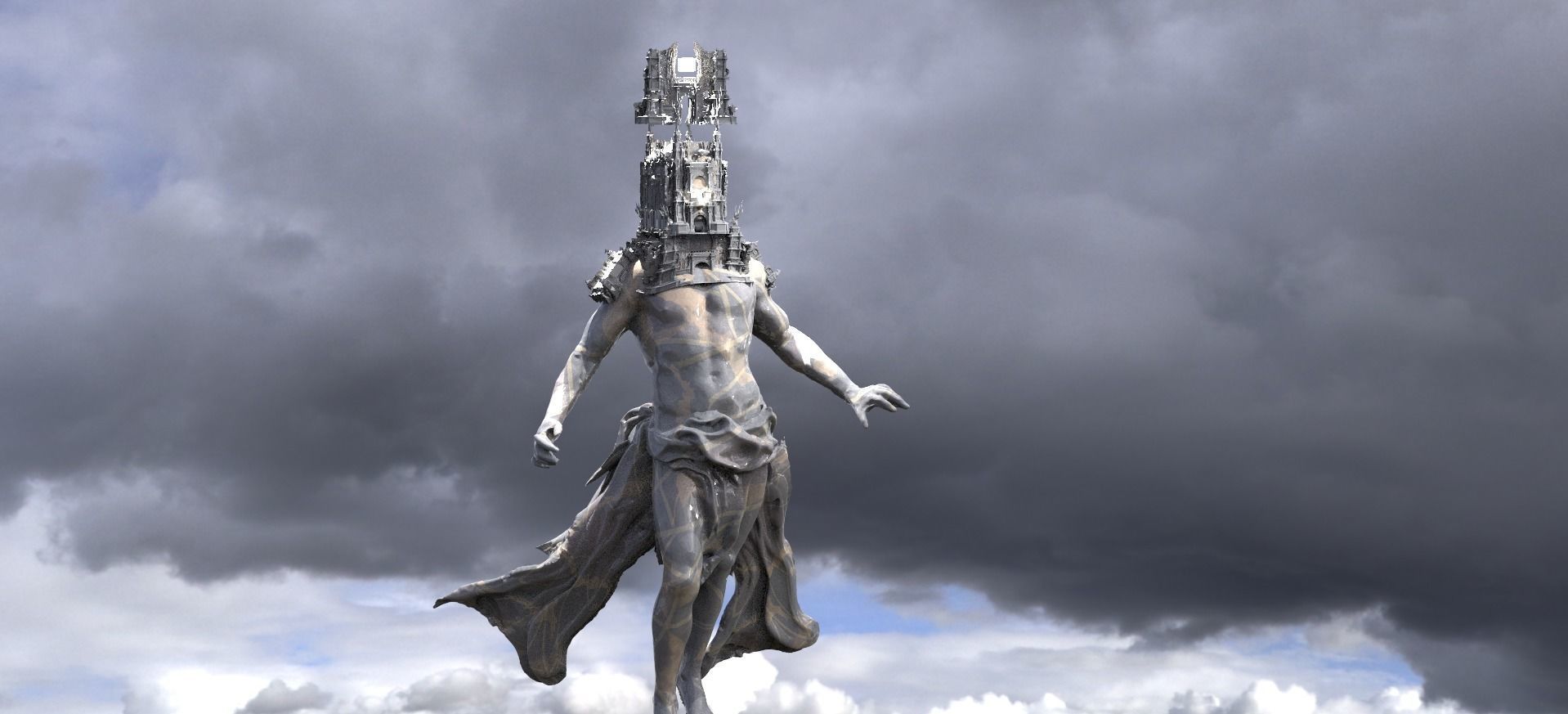 Devine Kingdom Arch Angel  3D model_4