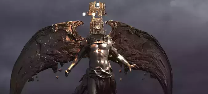 Devine Kingdom Arch Angel  3D model