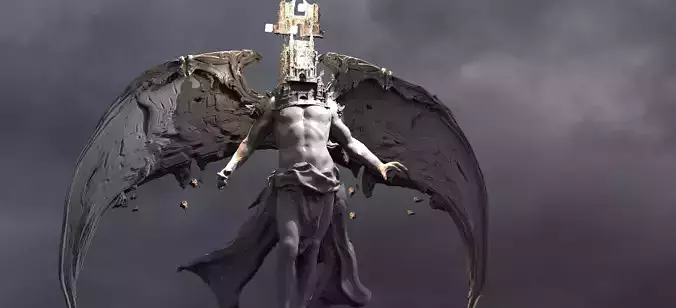 Devine kingdom Arch Angel Light 3D model