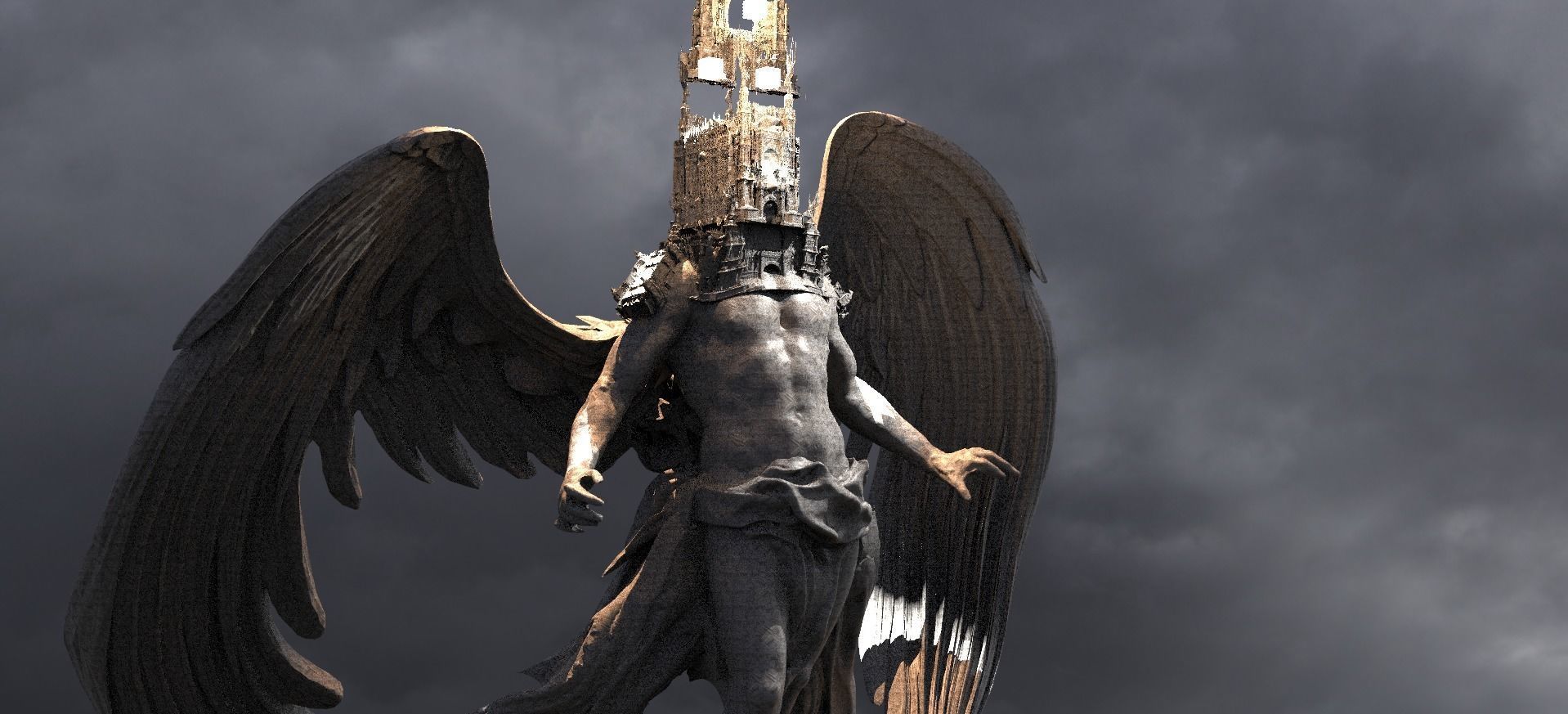 Devine kingdom Arch Angel 4 3D model_1