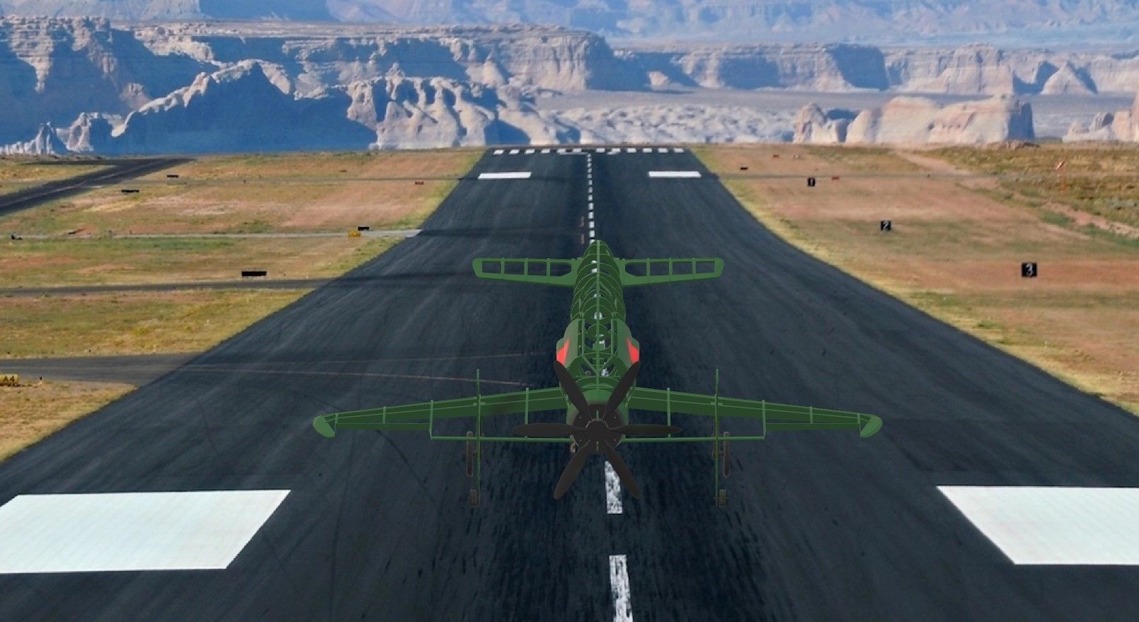 J7W1 Shinden Scale Flying Aircraft 1000mm 3D print model_3