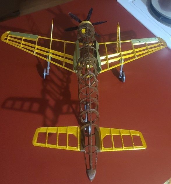 J7W1 Shinden Scale Flying Aircraft 1000mm 3D print model_8