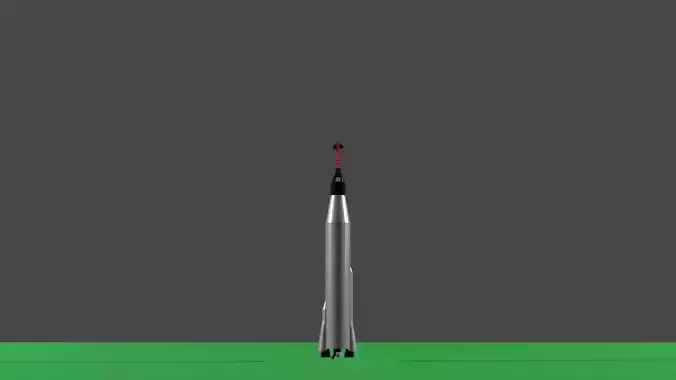 Space Race Rocket Pack Part 1  Free 3D model