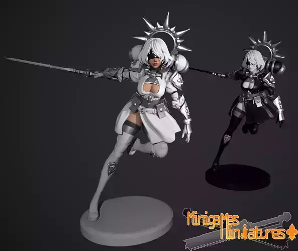 Nier space nun anime figurine