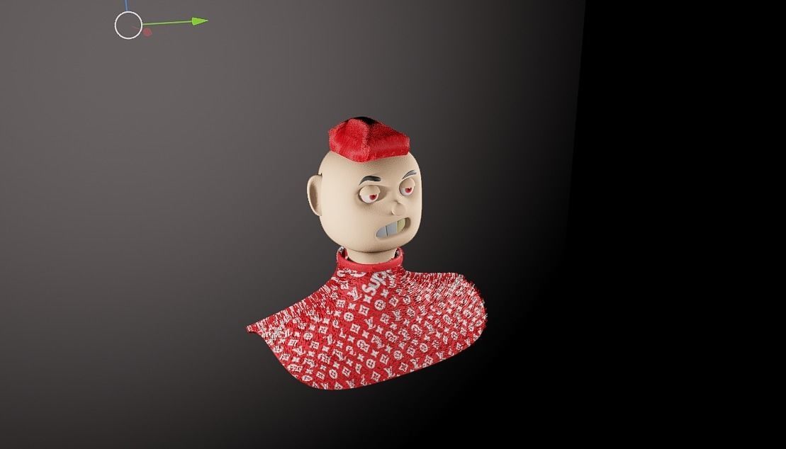 3D NFT Stylized Character  Free low-poly 3D model_3