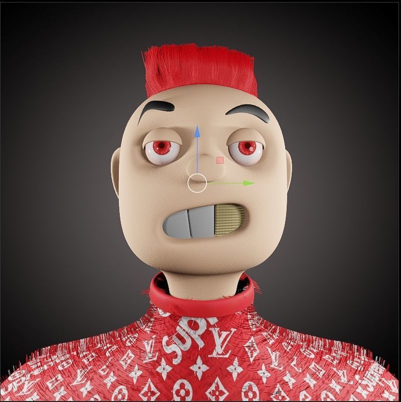 3D NFT Stylized Character  Free low-poly 3D model_6