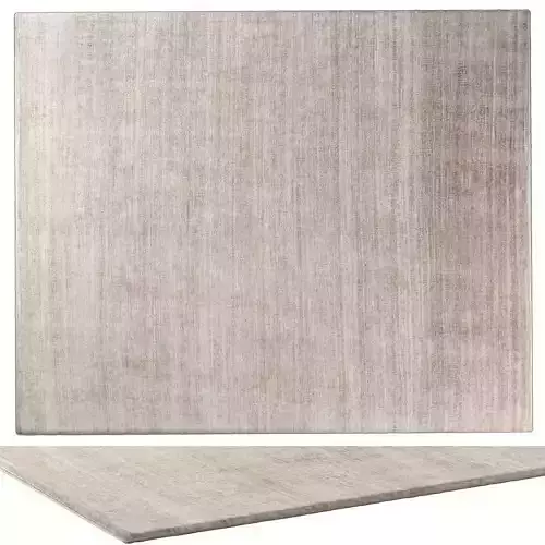 WOVEN Distressed silk topaz rug 3D model