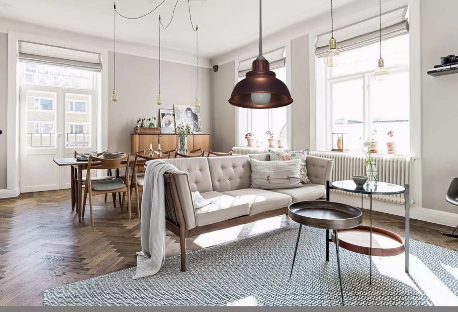 Industrial Lamp Shade Decor Retro IKEA Compatible 3D print model