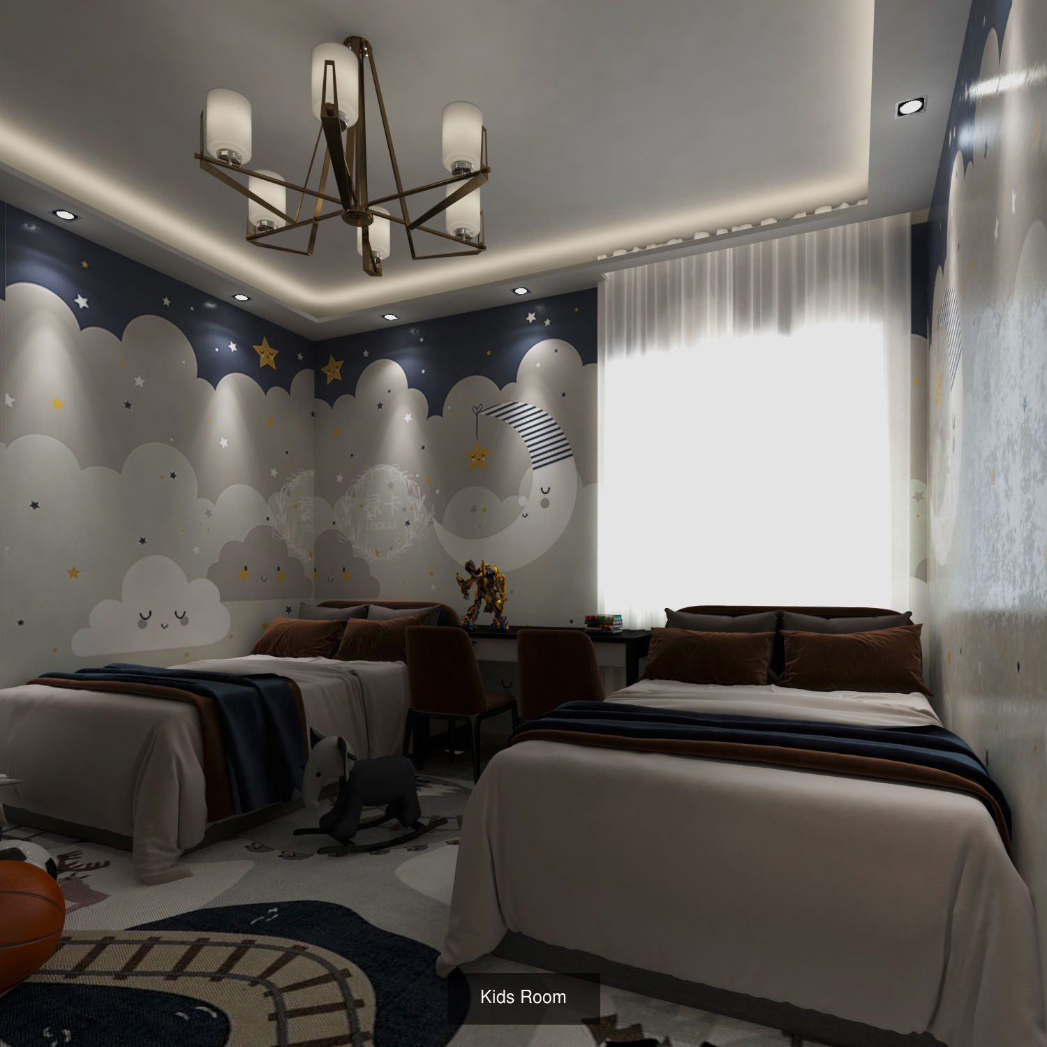 apartment interior design for modern 3D Model Collection_3