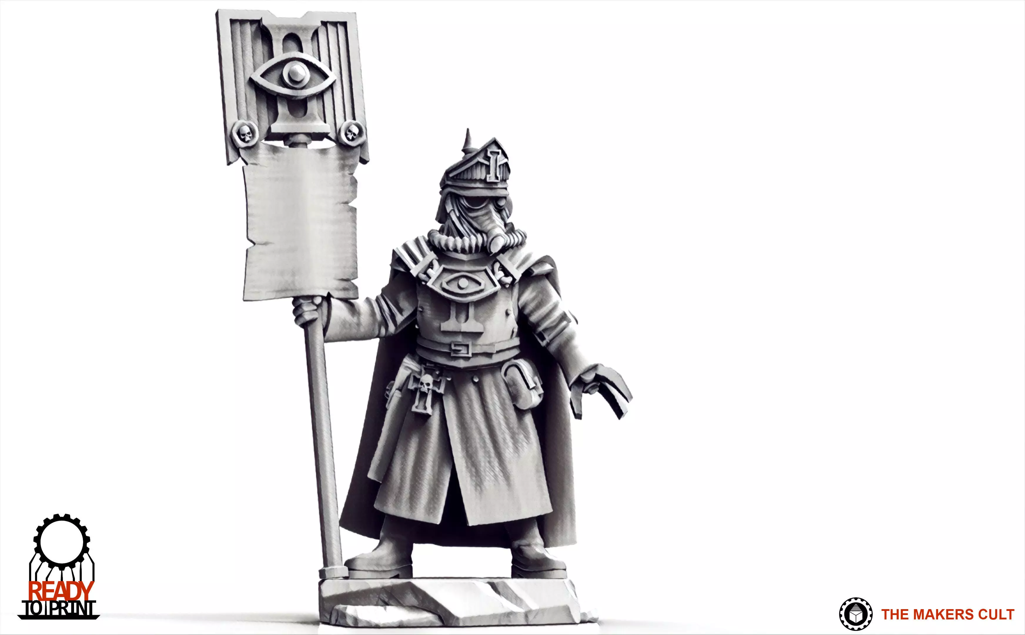 Valour Korps - Field Priest Gottfried 3D print model
