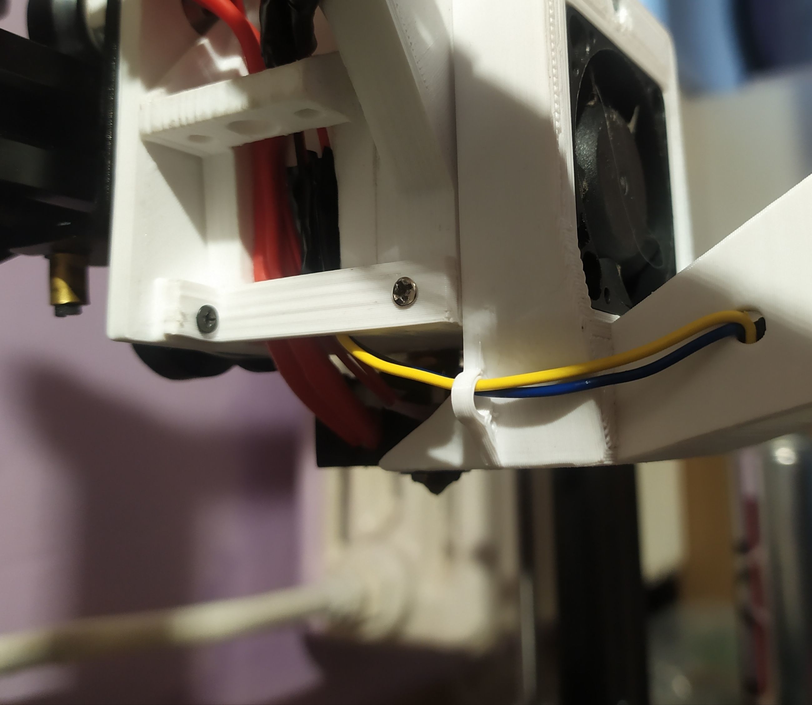 Ender 3 V6 hotend jigsaw and engine cooling extruder 3D print model_5