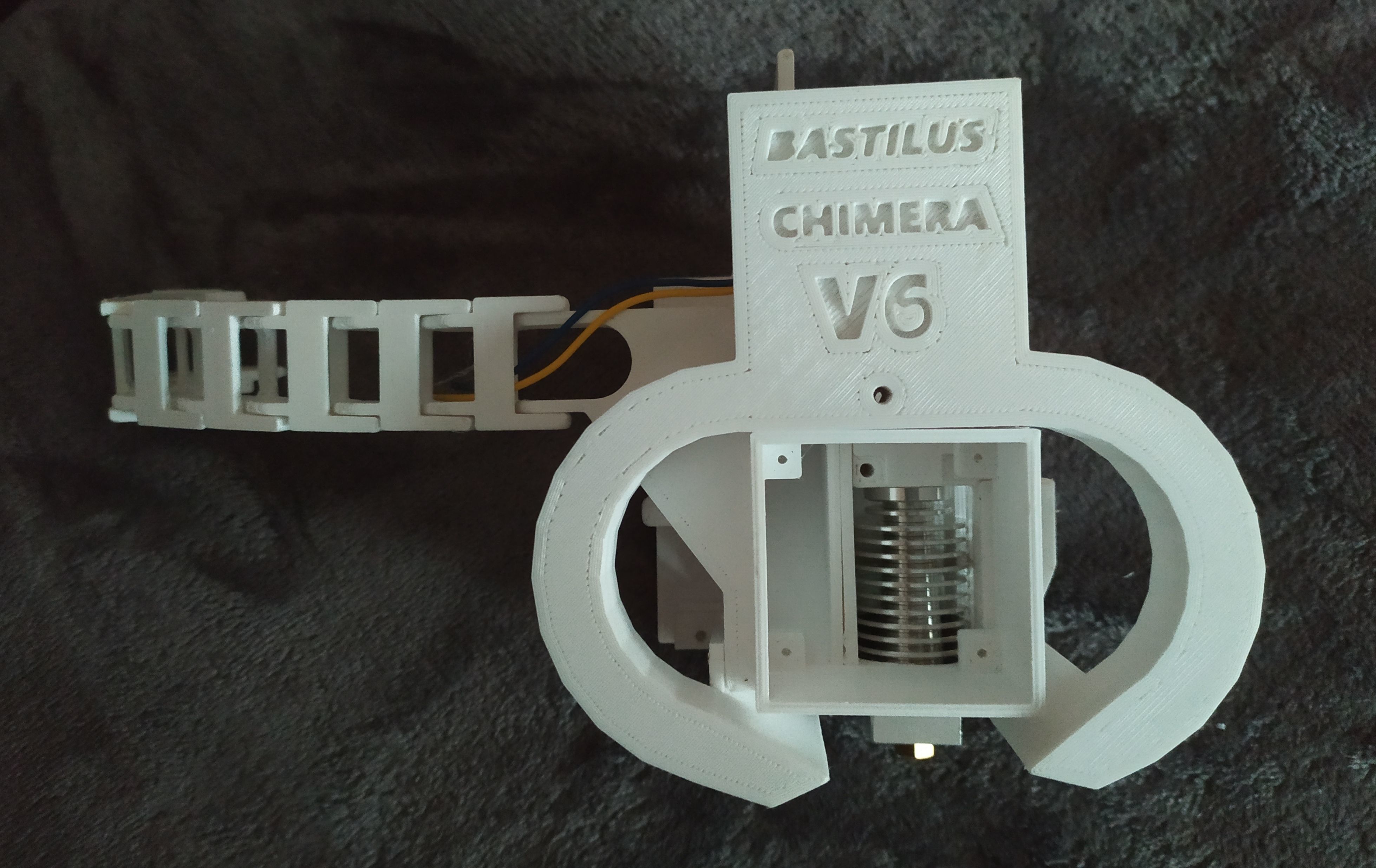 Ender 3 V6 hotend jigsaw and engine cooling extruder 3D print model_12