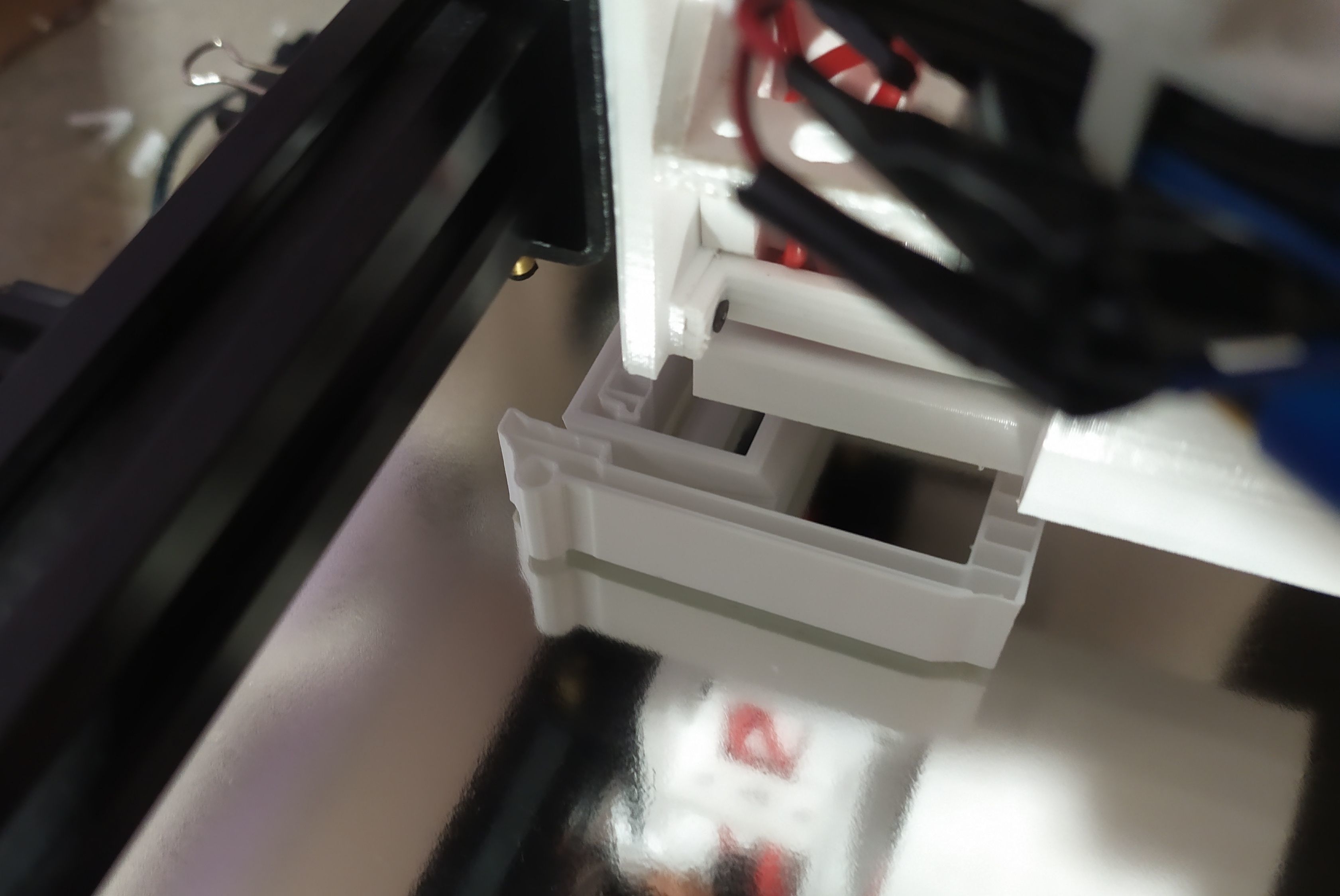 Ender 3 V6 hotend jigsaw and engine cooling extruder 3D print model_6