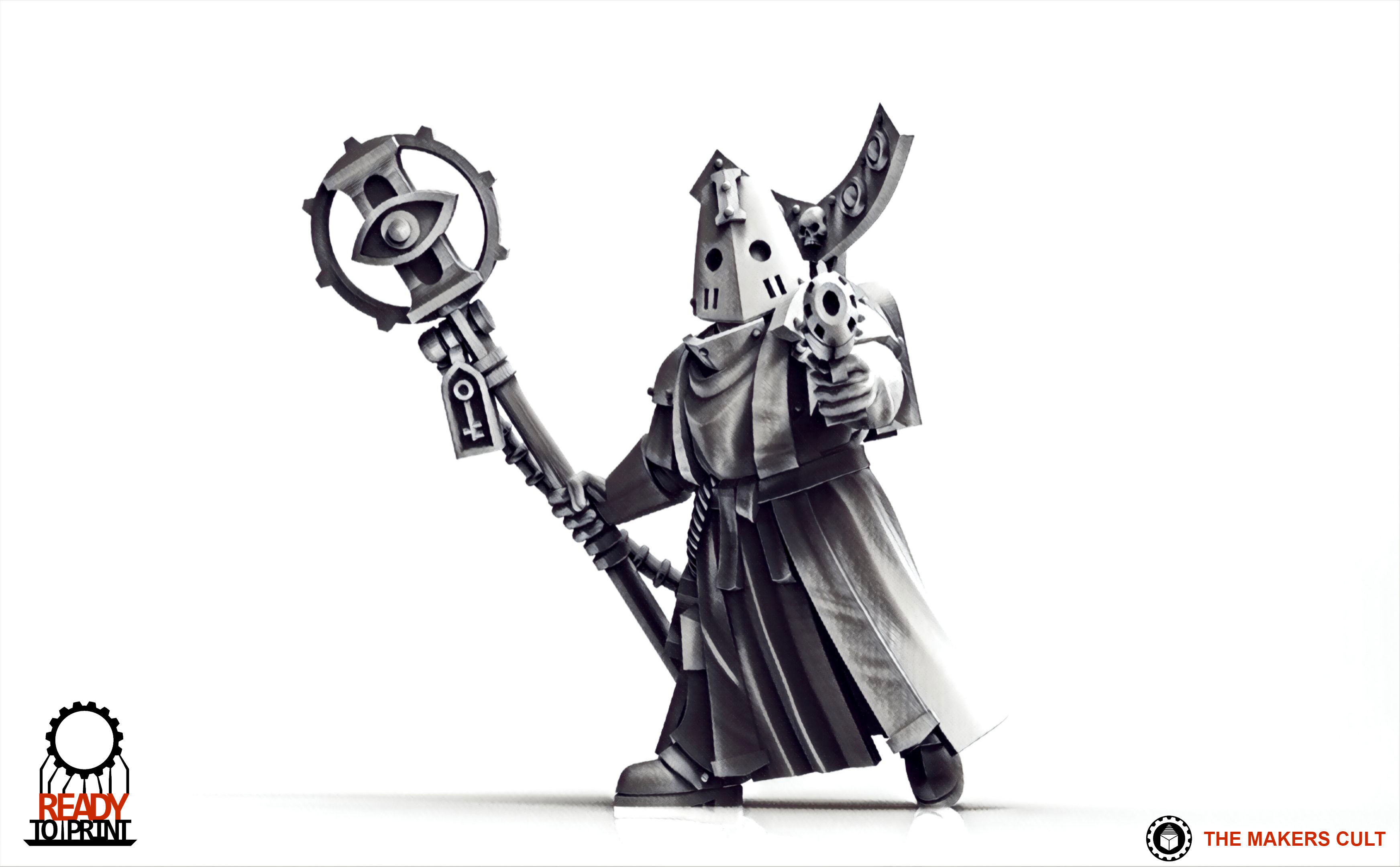 Feudal Guard - Battle Priests 3D print model_16