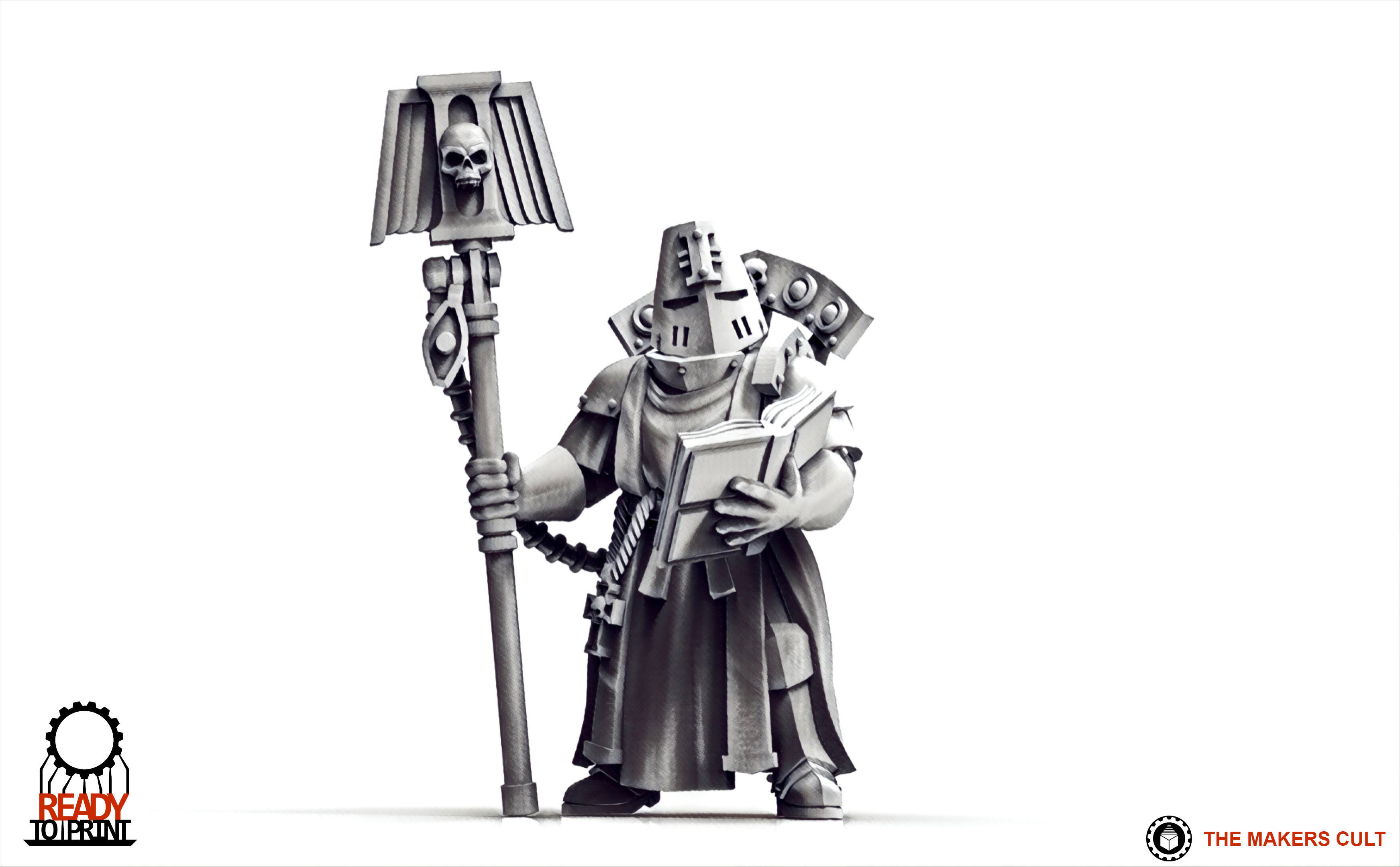Feudal Guard - Battle Priests 3D print model_14